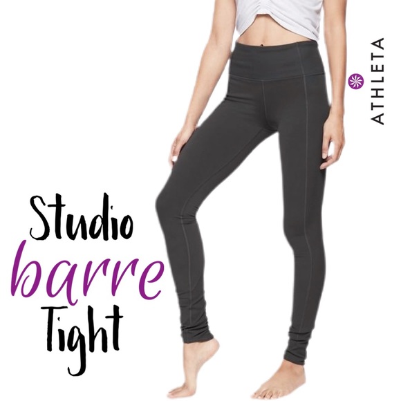 Athleta Pants - Athleta Studio Barre Tight Powervita Grey S
